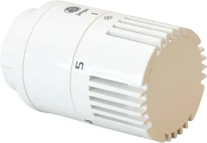 Nieuw Jaga thermostaatknop M30x1,5 vloeistofgevuld bereik 5-26°C wit 5090.1125
