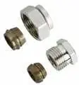 Knelfitting voor staal en koper, G 3/4", 1/2" DN15mm, Vernikkeld Flitsaanbieding
