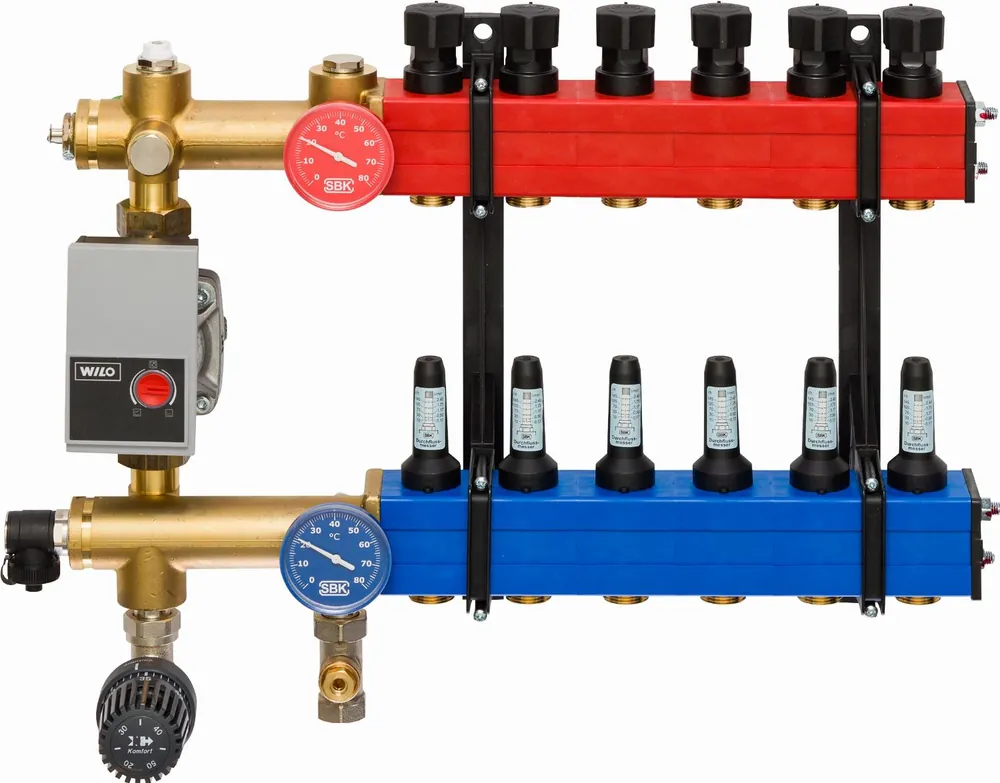 Goedkoop Komfort SBK verdeler type 4800 E-pomp onder aansluiting, 10 tot 145 l/u, 6-groeps 48000006