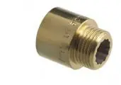 Kraanverlengstuk 1/2 inch x 15 mm. messing Dagaanbieding