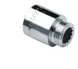 Kraanverlengstuk 1/2 inch x 40 mm. chroom Finale Uitverkoop