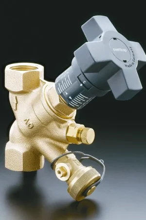Nathan inregelafsluiters, Komfort stranginregelafsluiter PN 25 DN40 1 1/2", meetafsl.envul/aftapkr. Goedkoop