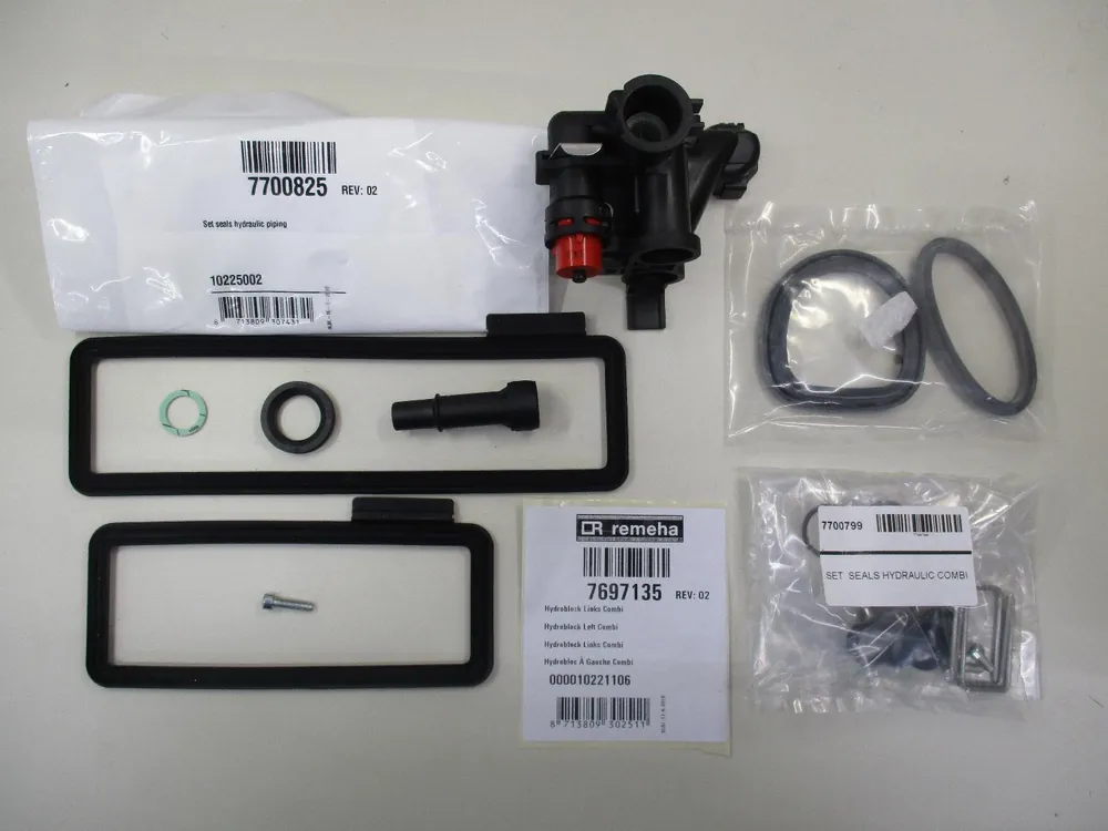 Remeha hydroblock links combi voor Tzerra ACE 24C & 28C (NL) 7697135 Nieuw