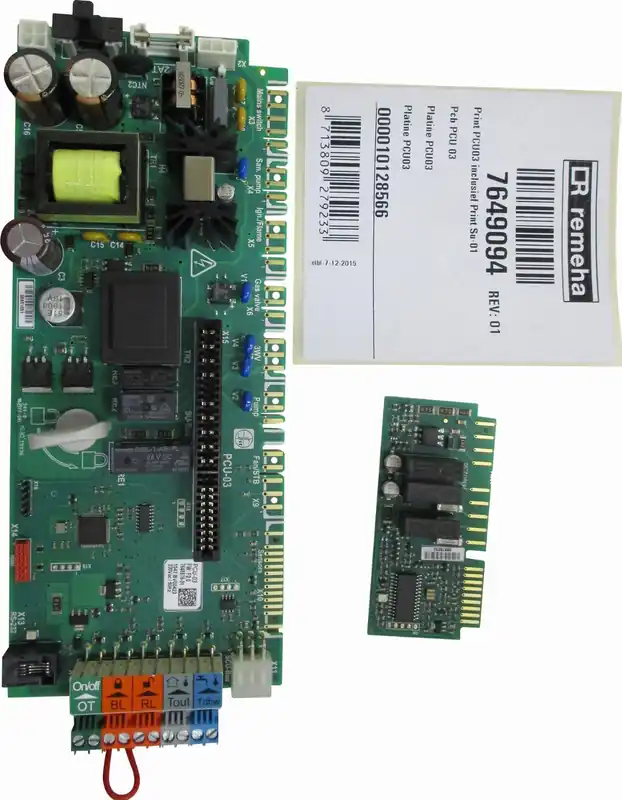 Voordeelprijs Remeha print PCU03 inclusief print Su-01 7649094