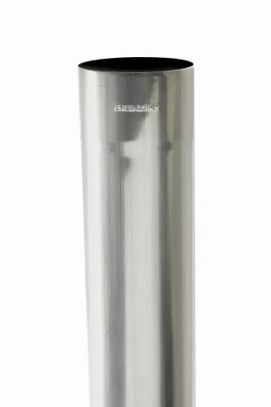 Rheinzink 1 meter HWA buis gelast zink walsblank. 80x0,65mm. Afname per lengte a 3 meter.. Beperkt Aanbod