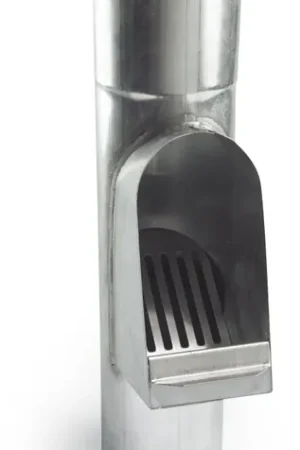 Laatste Versie RHEINZINK walsblank zinken bladafscheider 80mm