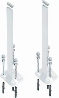 Snelle Levering Rofix 500mm standconsole, voor tussen de panelen, voor vensterbanksteunen, stand profiel, gelakt