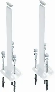 Rofix 600mm standconsole, voor tussen de panelen, voor vensterbanksteunen, stand profiel, gelakt Betrouwbaar
