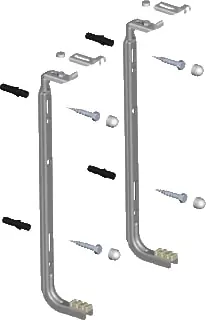 Rofix set a 2 J-beugels TRIAS 700mm. Instelbaar 50-60-70mm Direct Verzonden