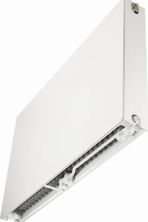 Hete Deal Thermrad Super-8 Plateau paneelradiator 950W, 8 aansluitingen, hxdxl 600x21x800mm, glans wit RAL9016