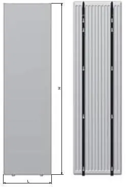 Thermrad Vertical J-beugels 2200mm set a 2st 14921530022 Gecertificeerd