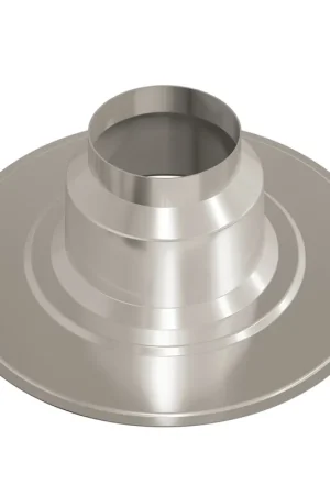 Ubbink aluminium plakplaat 125mm 0° 0146232 Bestseller