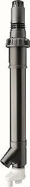 Gecertificeerd Ubbink dakdoorvoer parallel 80mm, 80/80mm kunststof pp lengte 2030mm zwart/zwart 0187490
