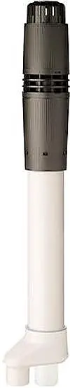 Dagaanbieding Ubbink dakdoorvoer parallel ø80mm ø80/80mm kunststof pp lengte 1281mm zwart/wit 0184403