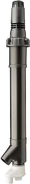 Meest Verkocht Ubbink dakdoorvoer parallel ø80mm ø80/80mm kunststof pp lengte 1780mm zwart/zwart 0187492