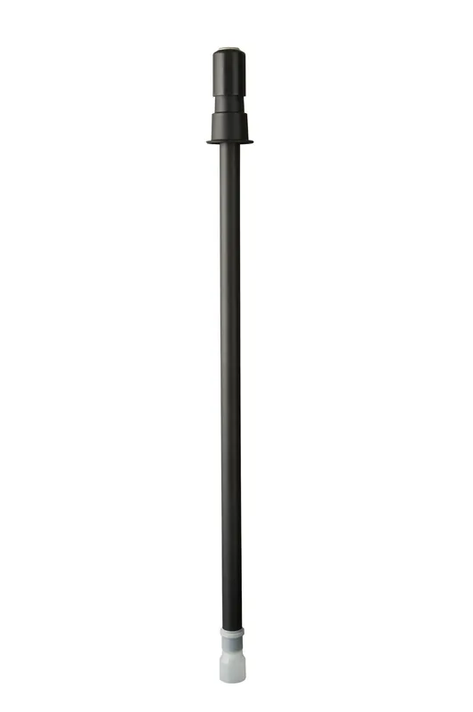 Premium Ubbink dakdoorvoer voor niveaukap renovatie, enkelwandig, ø 60, kunststof, PP, lengte 2000mm, zwart 0716030