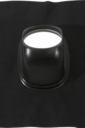 Gecertificeerd Ubbink dakdoorvoerpan 125mm 25-45° kunststof verticale doorvoer 0174003