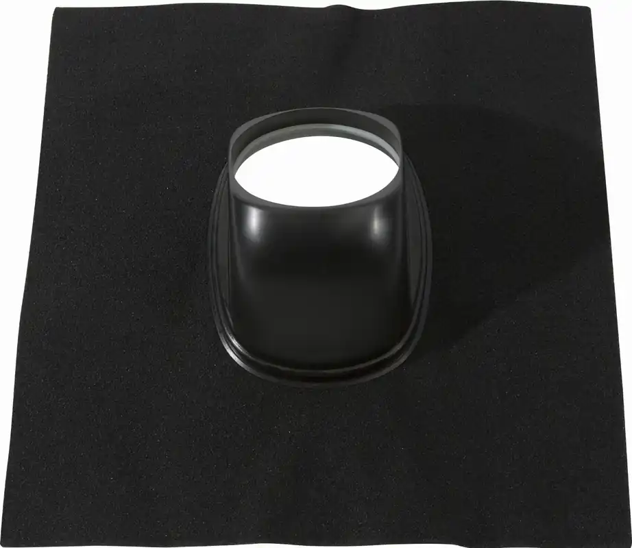 Gecertificeerd Ubbink dakdoorvoerpan 125mm 25-45° kunststof verticale doorvoer 0174003