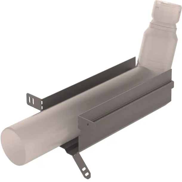Ubbink enkelwandig rookgas bocht kunststof steekeind 60mm 65mm met deksel 0718077 Seizoensaanbieding