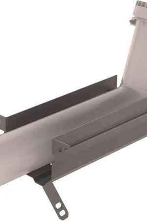 Hoge Kwaliteit Ubbink enkelwandig rookgas, bocht, kunststof, steekeind 80mm, 103mm met deksel 0718078