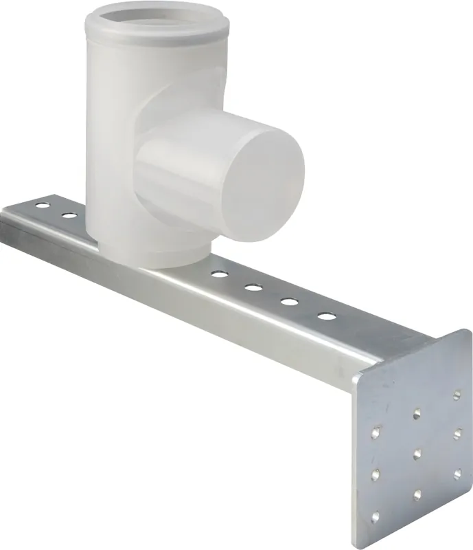 Ubbink enkelwandig rookgas, bocht, kunststof, steekeind 80mm, mof 95mm met deksel 0718054 Betaalbaar