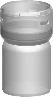 Ubbink enkelwandig rookgas, koppelstuk, kunststof, klikbevestiging 60mm, mof 65mm, met deksel 0716021 Weekendaanbieding
