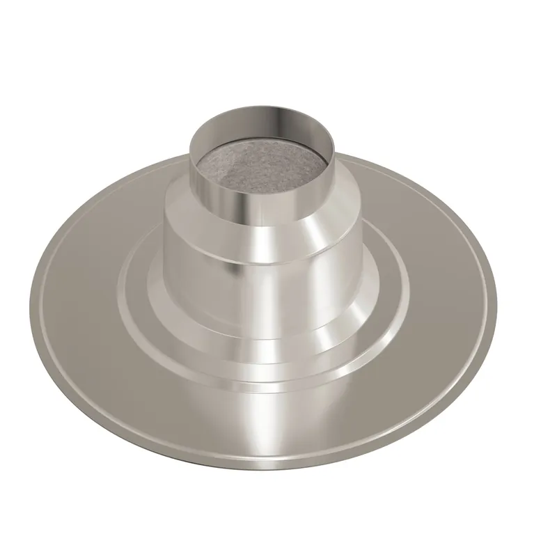 Ubbink geïsoleerde plakplaat aluminium 110mm 0° 0146340 Uitverkoop