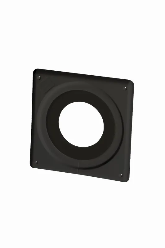 Ubbink Gevel Manchet KS voor Muurdoorvoer 60/100 zwart 0188485 Beperkte Voorraad