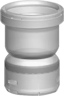 Must-Have Ubbink Rolux koppelstuk T120 mof60-spie50mm PP 0716019
