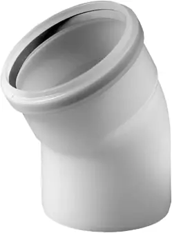 Ubbink Rolux rookgasafvoerbocht cascade T120 160mm 45° PP 0718160 Uitverkoop