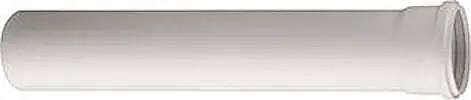 Aanbieding Ubbink rookgasbuis rolux pptl kunststof diameter 100mm L= 500mm mof met afdichting 0718592