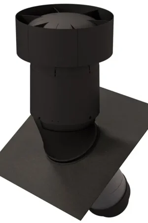 Nu Kopen Ubbink Ventus Dakdoorvoer 15-55° 180/200 zwart 0169880