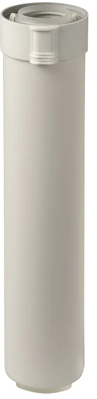 UbiFit PP/KS verlengb. 80/125 L500mm wit met klemband 0229531 Laatste Kans