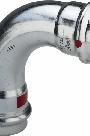 Fabrieksprijs Viega Prestabo bocht koppeling, 90gr, 28mm x 28mm, staal (pers x pers) 558154