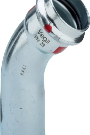 Viega Prestabo bocht koppeling, insteekbocht 45gr, 22mm x 22mm, staal (insteek x pers) Seizoensaanbieding