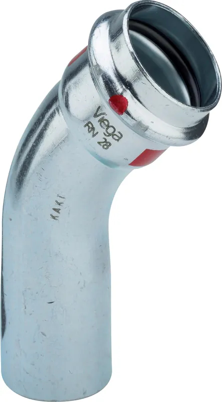 Viega Prestabo bocht koppeling, insteekbocht 45gr, 22mm x 22mm, staal (insteek x pers) Seizoensaanbieding