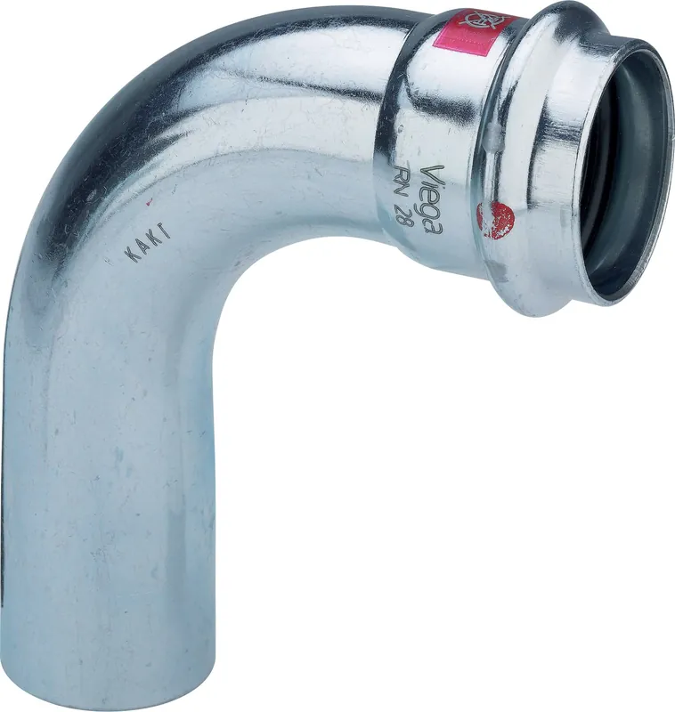 Lage Prijs Viega Prestabo bocht koppeling, insteekbocht 90gr, 15mm x 15mm, staal (insteek x pers)
