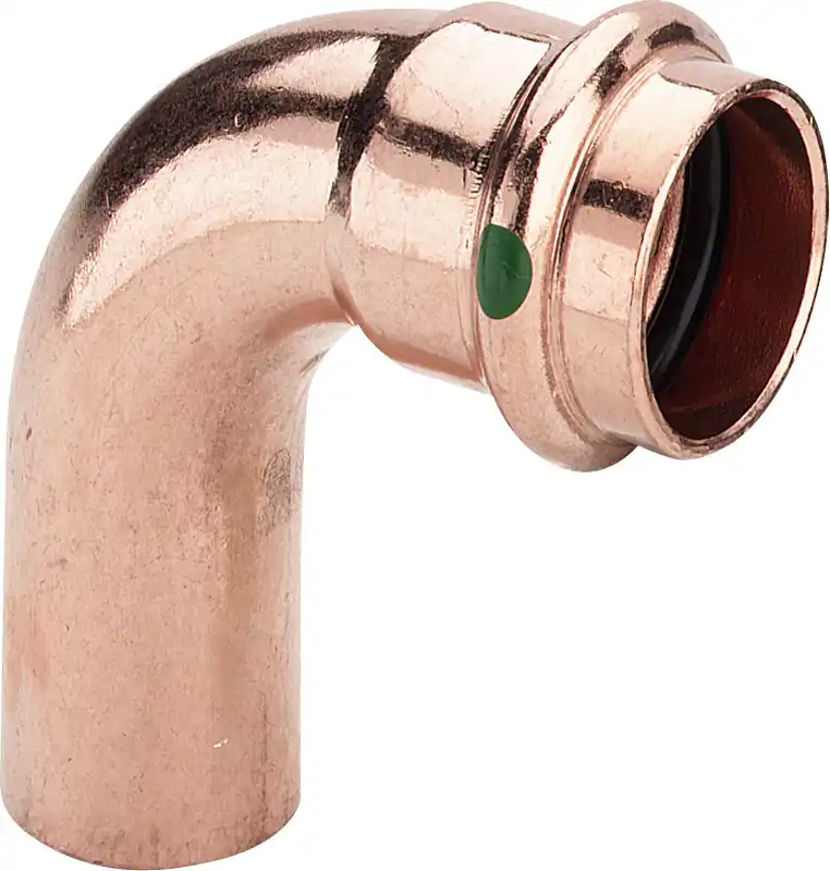 Op = Op Viega Profipress bocht koppeling, 90gr, 28mm x 28mm, koper (insteek x pers)