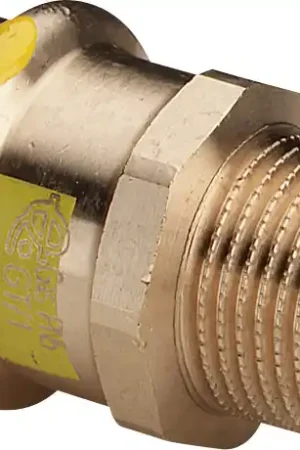 Actieprijs Viega Profipress rechte koppeling, puntstuk 15mm x 1/2", brons, gas (pers x buitendraad)