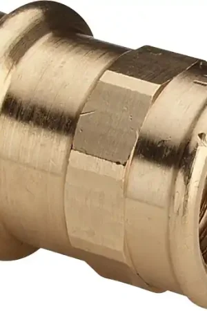 Bestel Nu Viega Profipress rechte koppeling, schroefbus 35mm x 1 1/4", brons (pers x binnendraad)