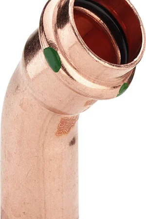 Fabrieksprijs Viega Profipress bocht koppeling, 45gr, 12mm x 12mm, koper (insteek x pers)