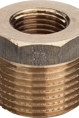 Aanbieding Viega rechte koppeling, verloopring 1" x 1/2" brons (buitendraad x binnendraad)