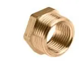 Viega rechte koppeling, verloopring 3/4" x 3/8" brons (buitendraad x binnendraad) Speciale Aanbieding