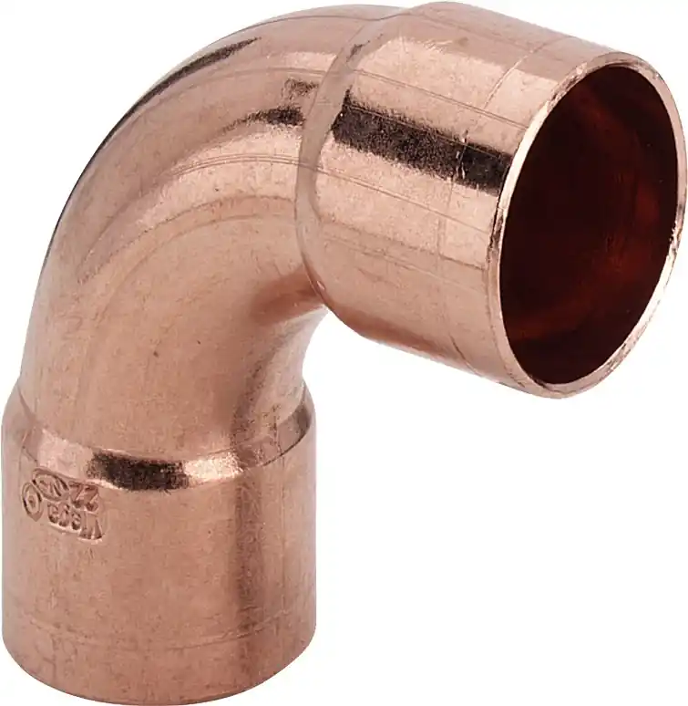 Op = Op Viega Roodkoperen bocht 15 mm 90°