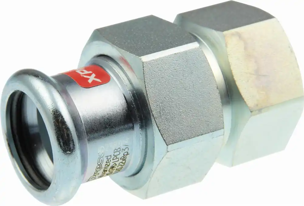 Op = Op VSH XPress 3-delige rechte koppeling, 28mm x 1" staal (pers x pers)