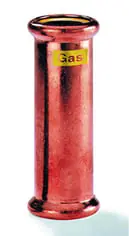 Speciale Aanbieding VSH XPress CU GAS rechte koppeling, overschuif koppeling, 22 x 22mm, koper, gas (pers x pers)