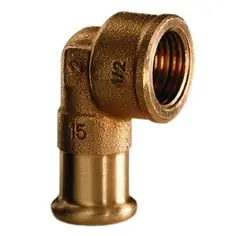 Dagaanbieding VSH XPress CU knie koppeling, 90gr, 28mm x 1" koper (pers x binnendraad)