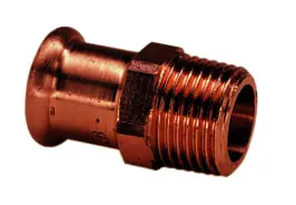 VSH XPress CU rechte koppeling, puntstuk 54mm x 2" koper (pers x buitendraad) Nu Kopen