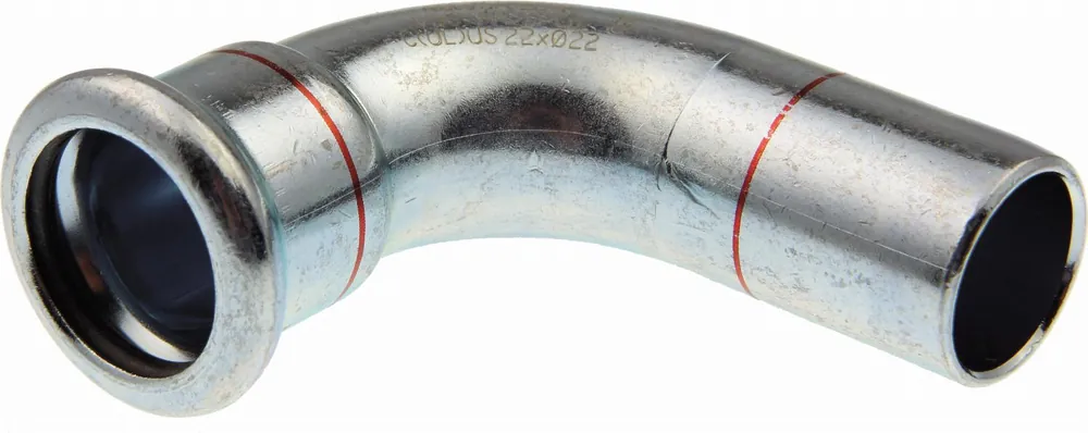 Op = Op VSH XPress STAAL bocht koppeling, 90gr, 28 x 28mm, staal (pers x insteek) 6201668