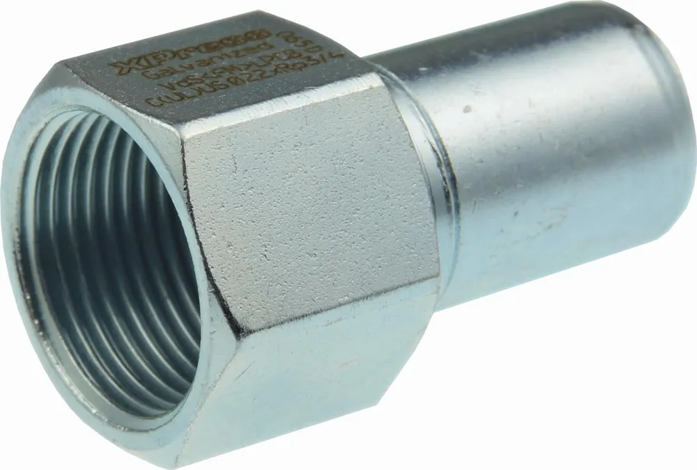Koopje VSH XPress STAAL rechte koppeling, schroefbus 22mm x 3/4" staal (pers x binnendraad)